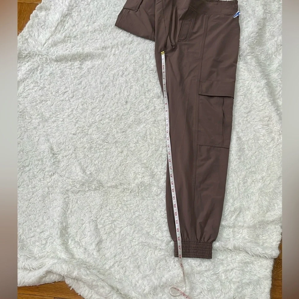 Athleta Brown Track Joggers Relaxed Fit